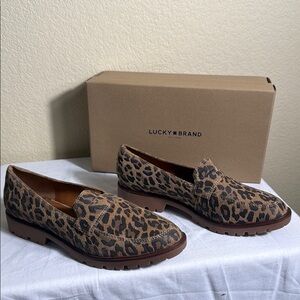 Lucky Brand Animal Print Loafers